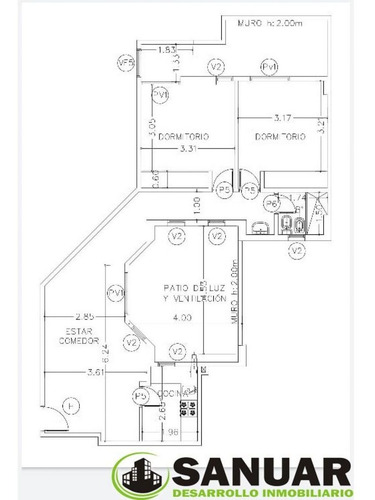 Imagen 12 de 13 de Venta De Departamento 2 Dormitorios Bº Guemes!!!