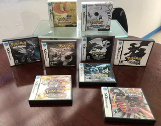 Lote Pokemon Nintendo Ds Coleccion Completa, Platinum Silver