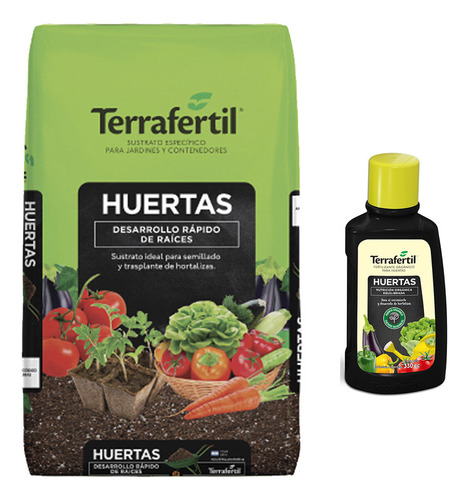 Sustrato Iniciador De Huertas 50lt Con Fertilizante Bio