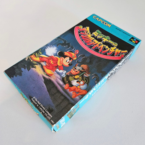 Caixa Do Jogo The Magical Quest Mickey Mouse Snes Japonês (Usado)
