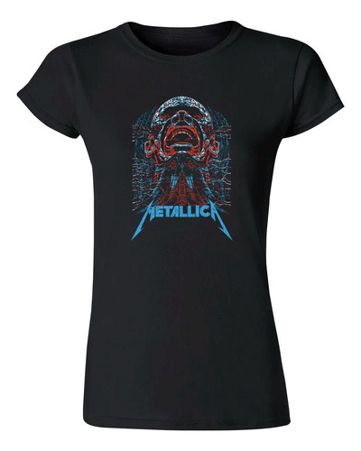 Playera Mujer Rock Metallica 2008 Poster 000610n