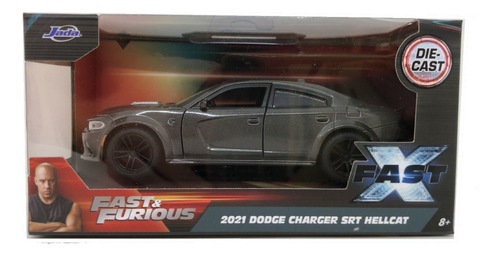 Jada 1/32 Fast & Furious 21 Dodge Charger Srt Hellcat Fast X Color Gris