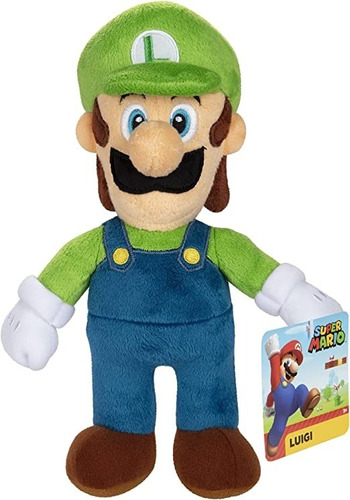  Peluche Super Mario Bros Luigi Original