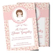 Comprar Comunión Nena, Estampita Comunión Nena Shabby Imprimible