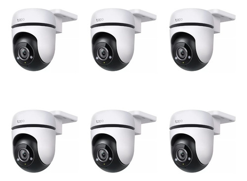 6 Cámaras Segurity Wifi Tp-link Tapo C500 Ext Fhd Audio 360°
