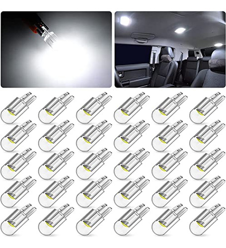 Linkstyle 194 Bombillas De Luz Led 6000k White, 168 2825 T10