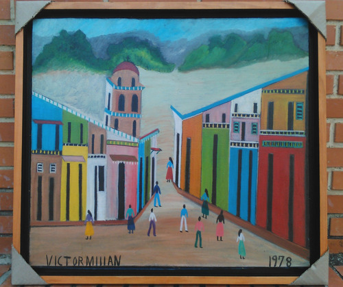 Victor Millán - Calle Del Litoral 1978, 64x70 Cms, Oleo