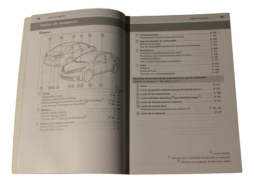 Toyota Corolla 2016 Manual Del Propietario (Usado)