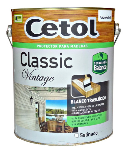 Cetol Balance Classic Satin Vintage Agua 4lts- Prestigio