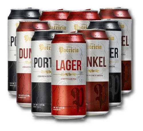 Imagen 1 de 1 de Pack Familia Patricia X12 (4 Lager, 4 Dunkel Y 4 Porter)