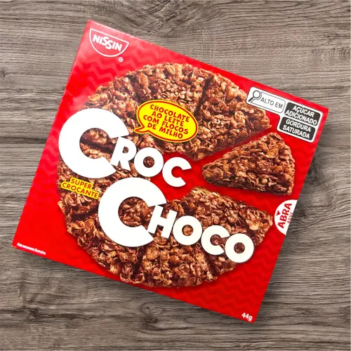 Croc Choco Intense Nissin Chocolate ao Leite 44g | MercadoLivre