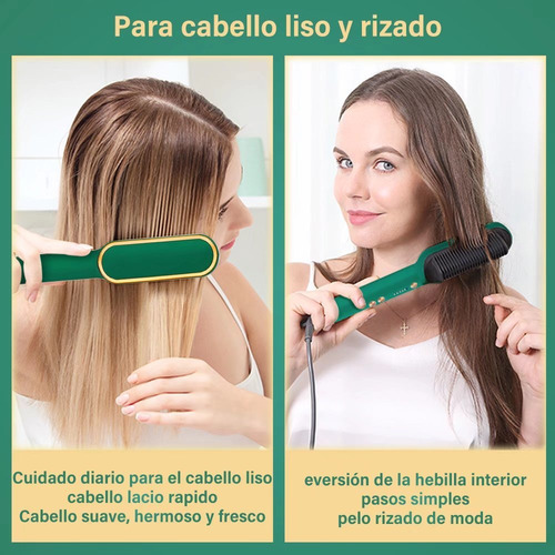Cepillo Para Planchar Cabello 3 En1 Styler & Rizador