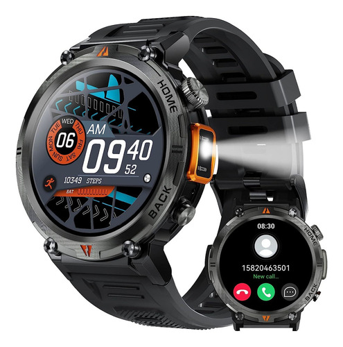 Xx Reloj Inteligente Para Hombre Con Linterna Led