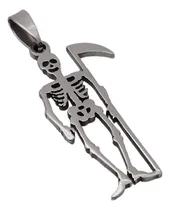 Comprar Collar Dije San La Muerte \u002F Acero Quirúrgico Joyas Mónaco 