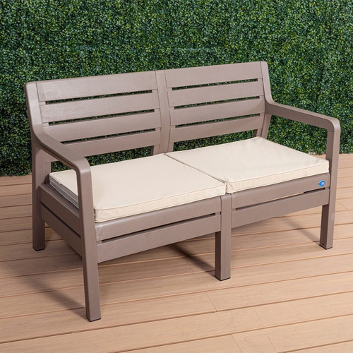 Set De Living Jardin Exterior Paris Indar Mesa + 3 Sillones