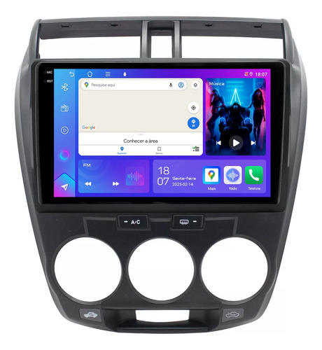 Multimidia City 09/14 9p Android Carplay 4/64gb + Ré