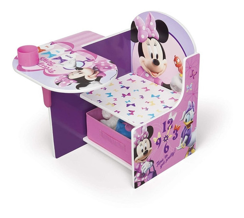 Mesa Banco Escritorio Multiusos Infantil Minnie Mouse Disney