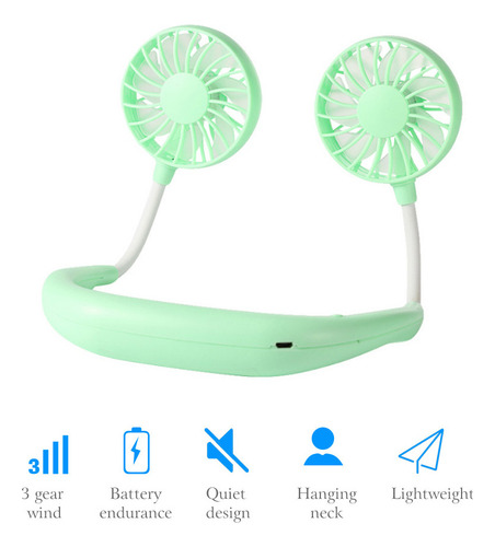 Ventilador Portátil, Pequeño, Personal, Mini Usb, Recargable