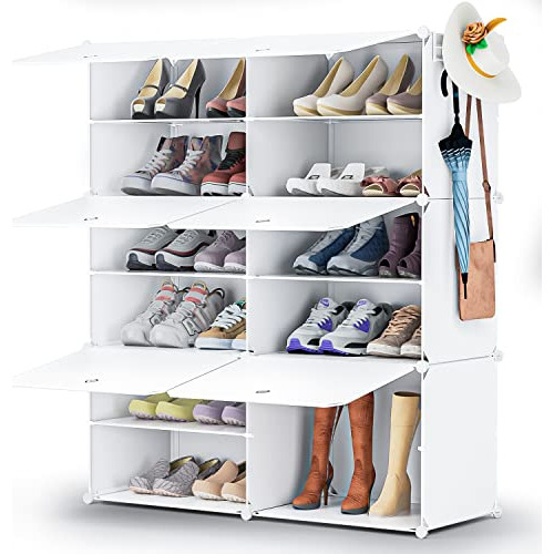 Shoe Rack Organizer,6 Tier Shoe Organizer For Closet, S...