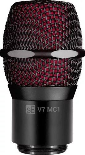Cápsula de micrófono inalámbrico Se Electronics V7 Shure Mc1, color negro