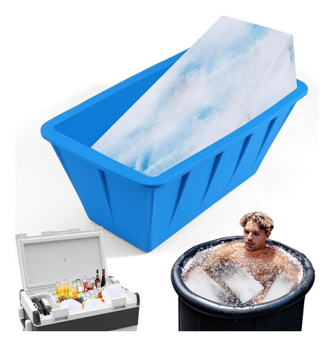 Molde De Silicona Extra Grande Cubo De Hielo Funda Silicona