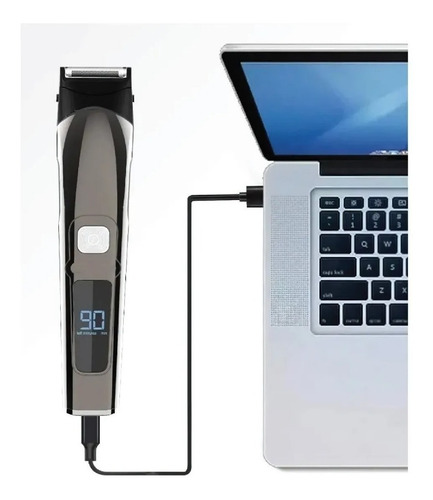 Imagen 8 de 8 de Cortadora De Barba + Nariz Westinghouse Recargable Usb
