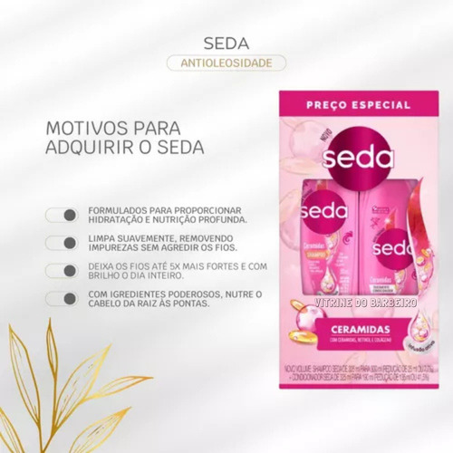 Kit Com Ceramidas Infusão Ativa Kit Shampoo E Condicionador!
