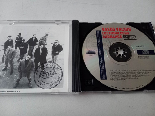 Los Fabulosos Cadillacs · Vasos Vacios - Cd Arg / Promo (Usado)
