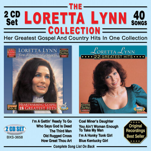 Loretta Lynn 2 Cd: 40 Mejores Éxitos Imprescindibles