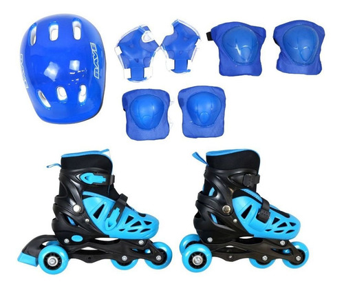 Imagen 3 de 5 de Rollers Con Set De Proteccion Rave 2 En 1 Jeg Ik0094 El Gato