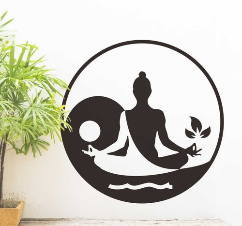 Vinilo Adhesivo Decorativo Pared Yoga Meditacion 18