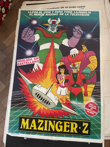 Afiche Mazinger Z Cine (Usado)