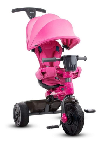 Triciclo Para Ninños Con Toldo Color Rosa Marca Joovy