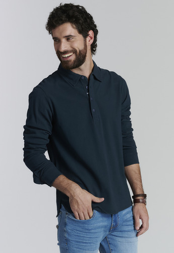 Polera Denver Fjs Azul Fw25 Ferouch