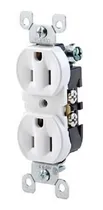 Comprar Toma Corriente Doble 2p+t 15a 125v Leviton 5320-w 5-15r