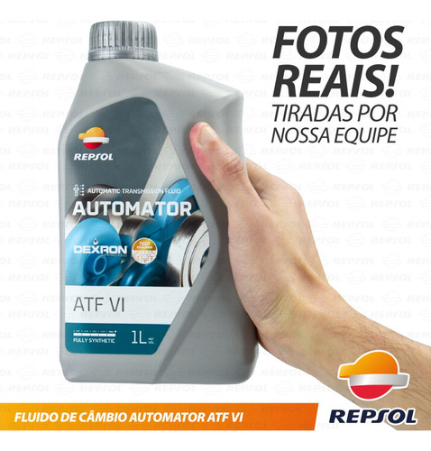Kit 12l Óleo De Câmbio Automático Repsol 100% Sintético Atf6