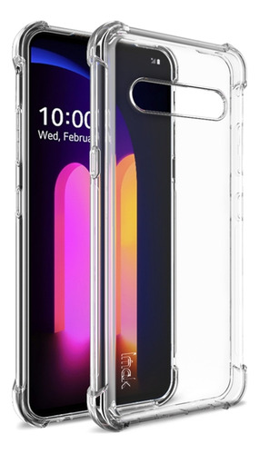 Funda De Tpu Imak Para LG V60 Thinq 5g, Con Protector De Pan