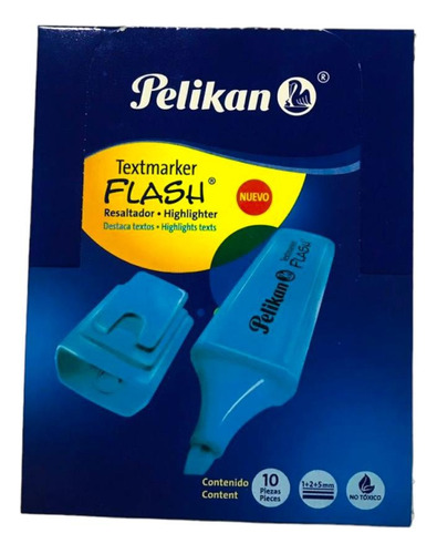 Marcatextos Pelikan Flash Caja 10 Piezas Marca Textos 