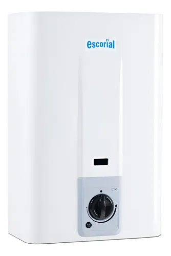 Calefón Escorial 14 L Gas Envasado Automát. S/piloto Blanco