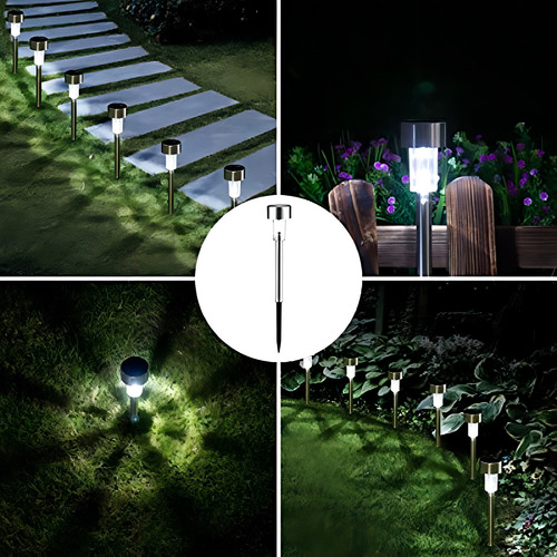 Solpex - Paquete De 16 Luces Solares Para Caminos Al Aire Li