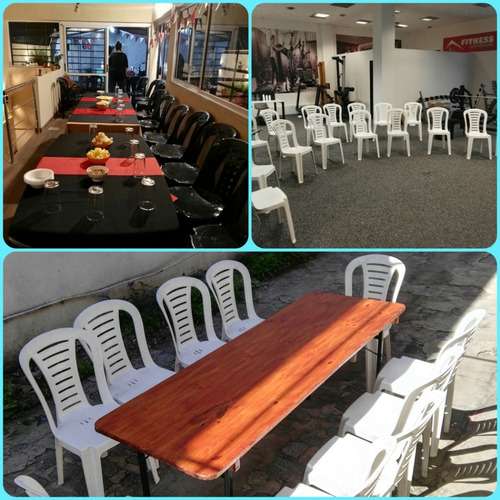 Imagen 5 de 9 de Alquiler Mesas Y Sillas Plásticas / Whatsapp 1554564192
