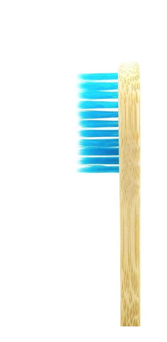 Imagen 5 de 10 de Set 10 Cepillos Dientes Madera Bambu Ecologico Cerda Suave