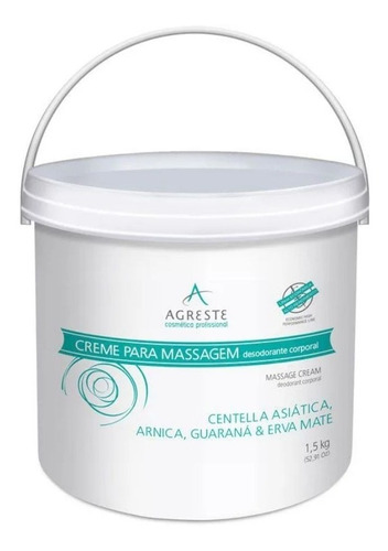 Creme Massagem Redutor Centella Agreste 1,5kg