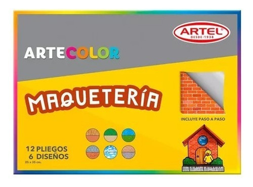 Carpeta Artecolor Papel De Maquetería X 6 Pliegos 