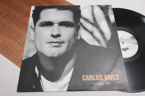 Vinilo Carlos Vives Tengo Fe 1997 Colombia Con Sobre Interno