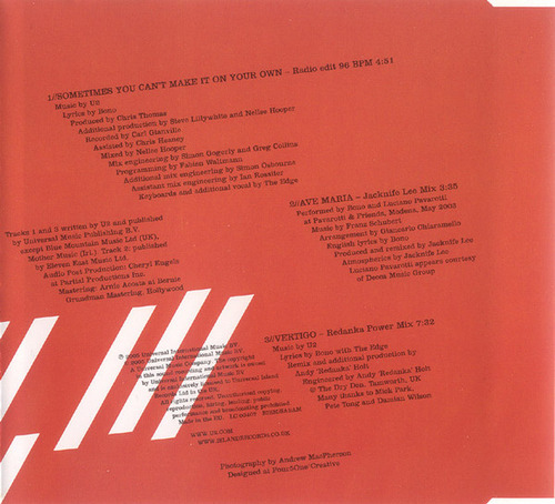 Cd Sometimes You Can't Make It On Your Own (u2) Estándar