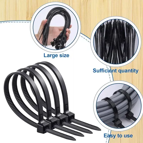 Amarra Plastica Precinto Plastico Prensacable Tirras 45cm