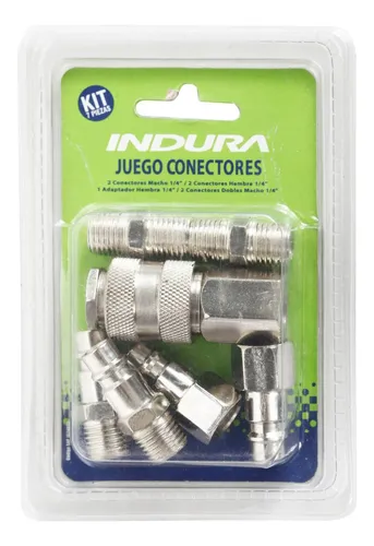 Set De Acoples 1/4 7 Unidades Indura
