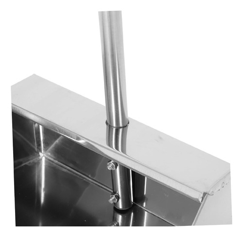 Recogedor De Basura Acero Inox Cocina Hogar Oficina 3 Piezas Color Acero Inoxidable