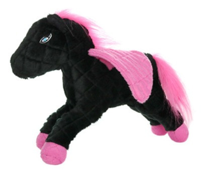 Juguete Para Perro Mighty Liar Pegasus Negro Y Rosado